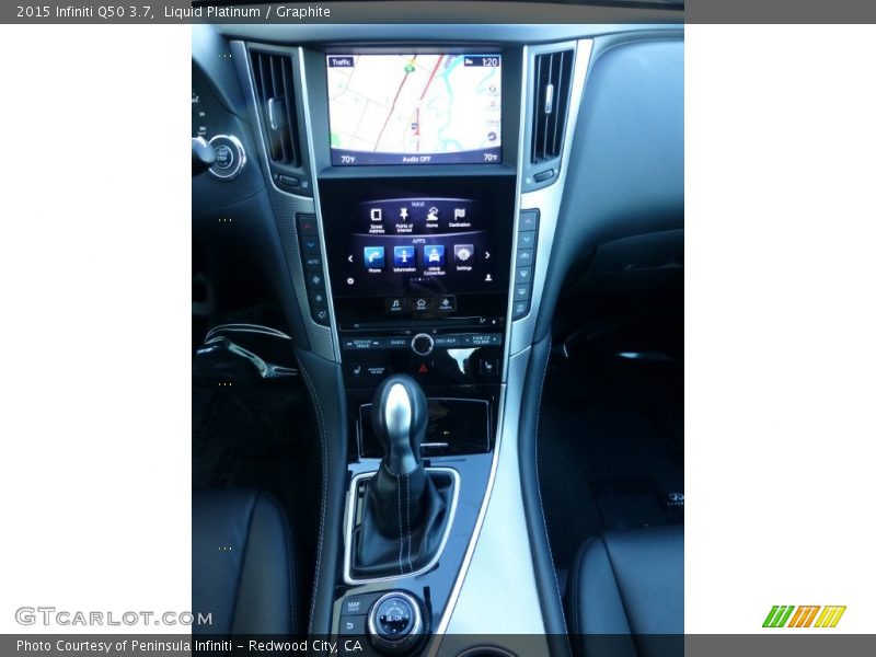 Liquid Platinum / Graphite 2015 Infiniti Q50 3.7