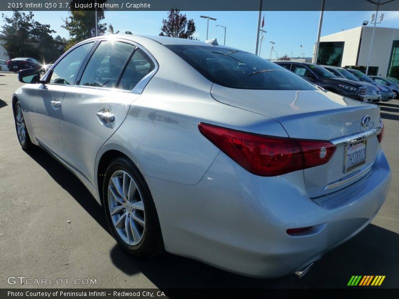 Liquid Platinum / Graphite 2015 Infiniti Q50 3.7