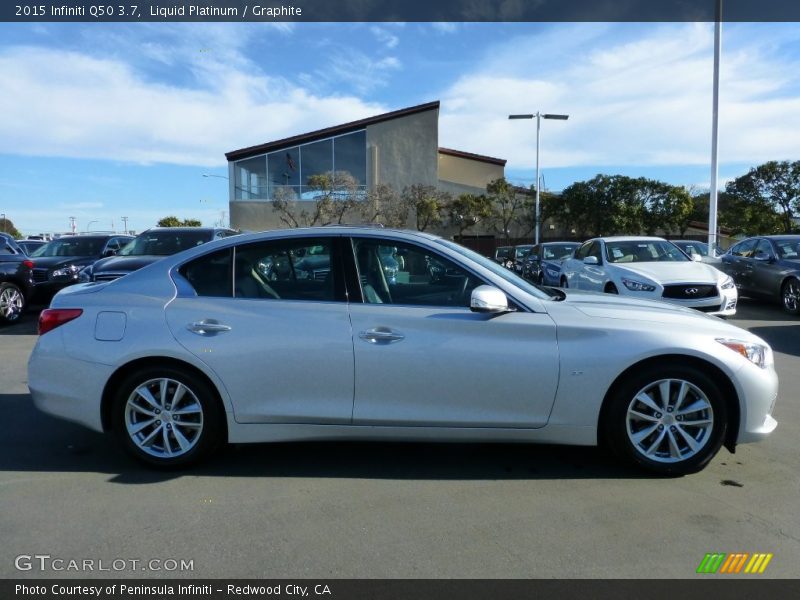 Liquid Platinum / Graphite 2015 Infiniti Q50 3.7