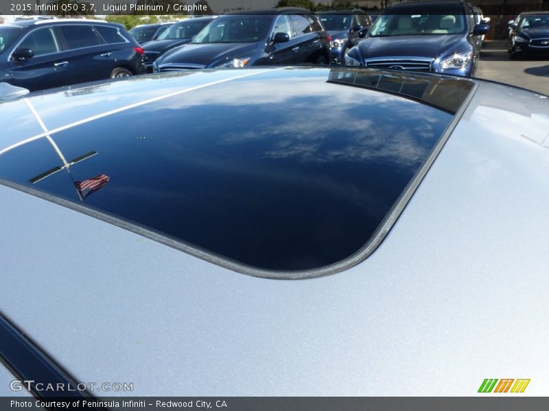 Liquid Platinum / Graphite 2015 Infiniti Q50 3.7