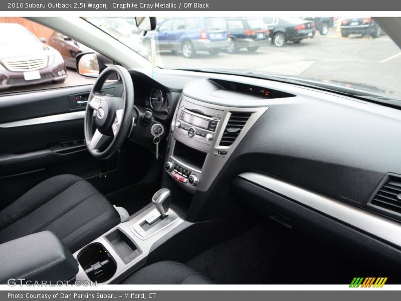 Graphite Gray Metallic / Off Black 2010 Subaru Outback 2.5i Wagon