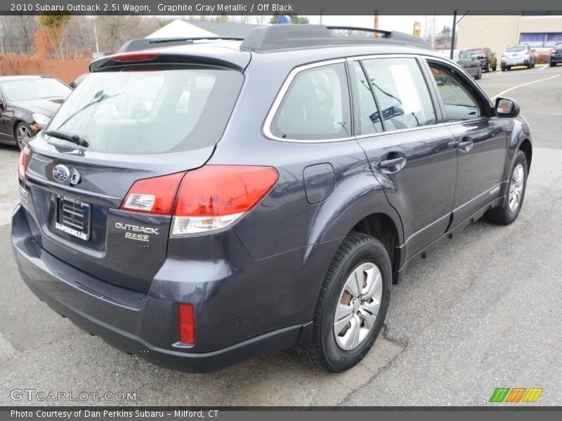 Graphite Gray Metallic / Off Black 2010 Subaru Outback 2.5i Wagon