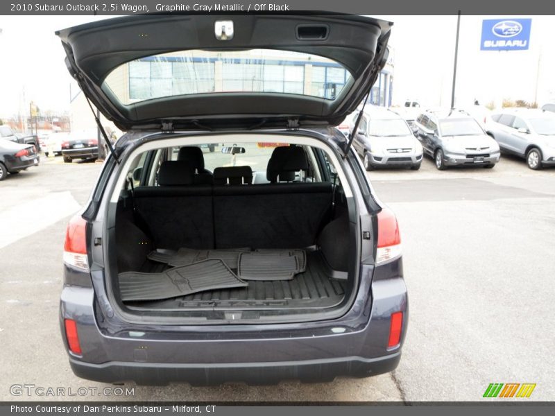 Graphite Gray Metallic / Off Black 2010 Subaru Outback 2.5i Wagon