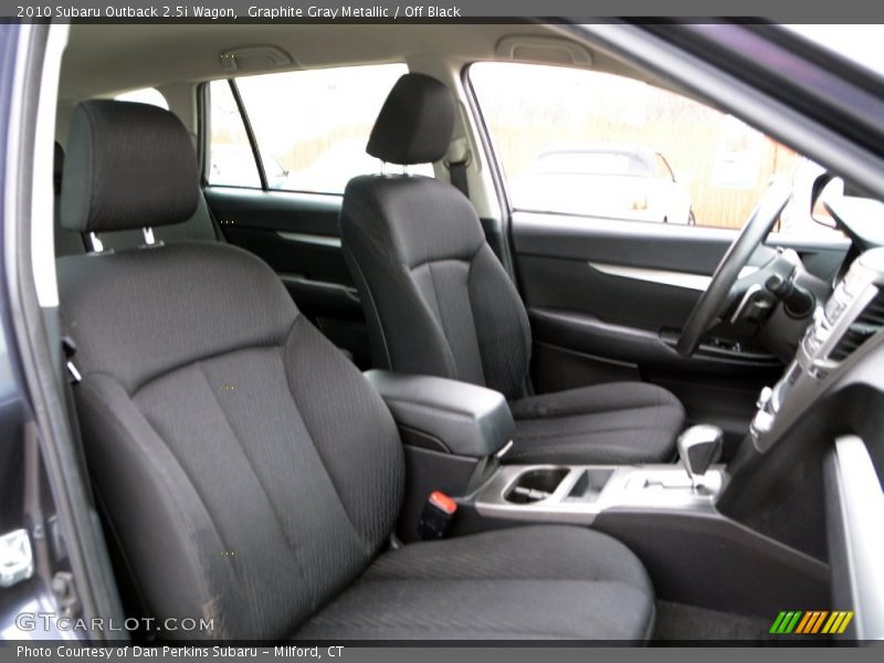 Graphite Gray Metallic / Off Black 2010 Subaru Outback 2.5i Wagon