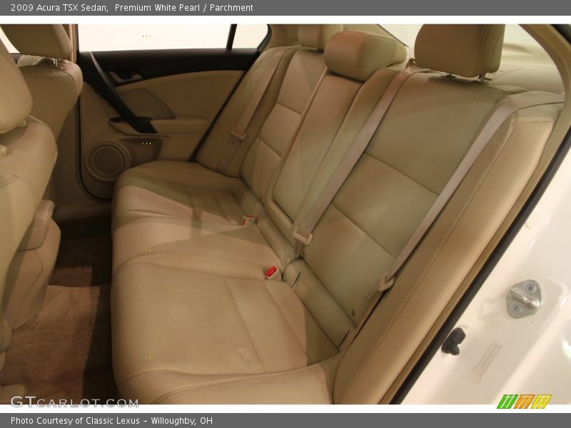 Premium White Pearl / Parchment 2009 Acura TSX Sedan