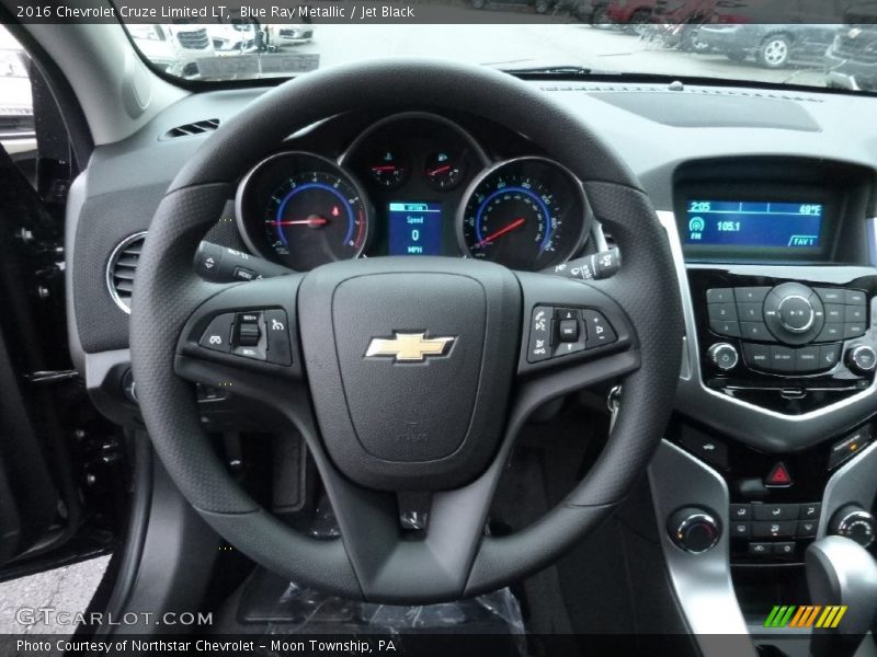 Blue Ray Metallic / Jet Black 2016 Chevrolet Cruze Limited LT