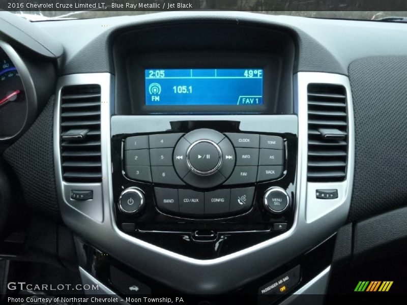 Blue Ray Metallic / Jet Black 2016 Chevrolet Cruze Limited LT