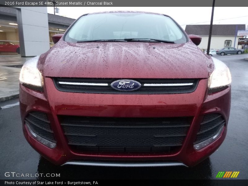 Sunset Metallic / Charcoal Black 2016 Ford Escape SE 4WD