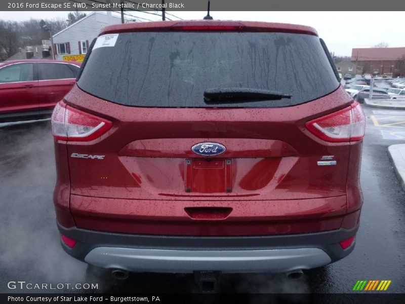 Sunset Metallic / Charcoal Black 2016 Ford Escape SE 4WD