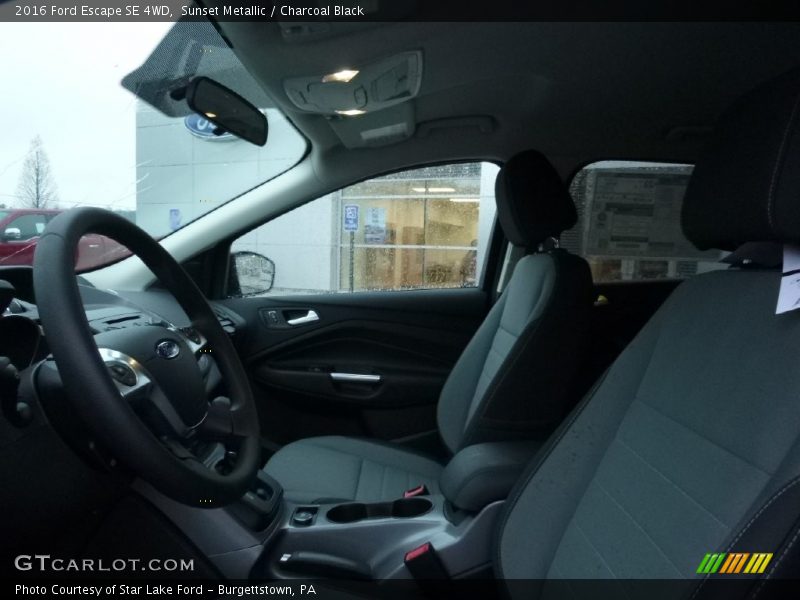 Sunset Metallic / Charcoal Black 2016 Ford Escape SE 4WD
