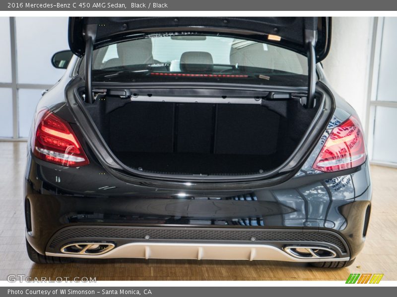 Black / Black 2016 Mercedes-Benz C 450 AMG Sedan