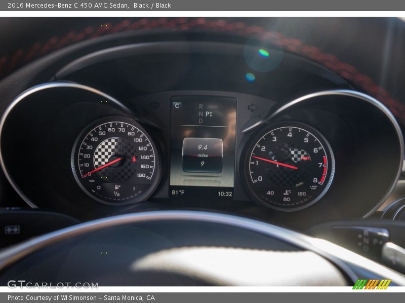Black / Black 2016 Mercedes-Benz C 450 AMG Sedan
