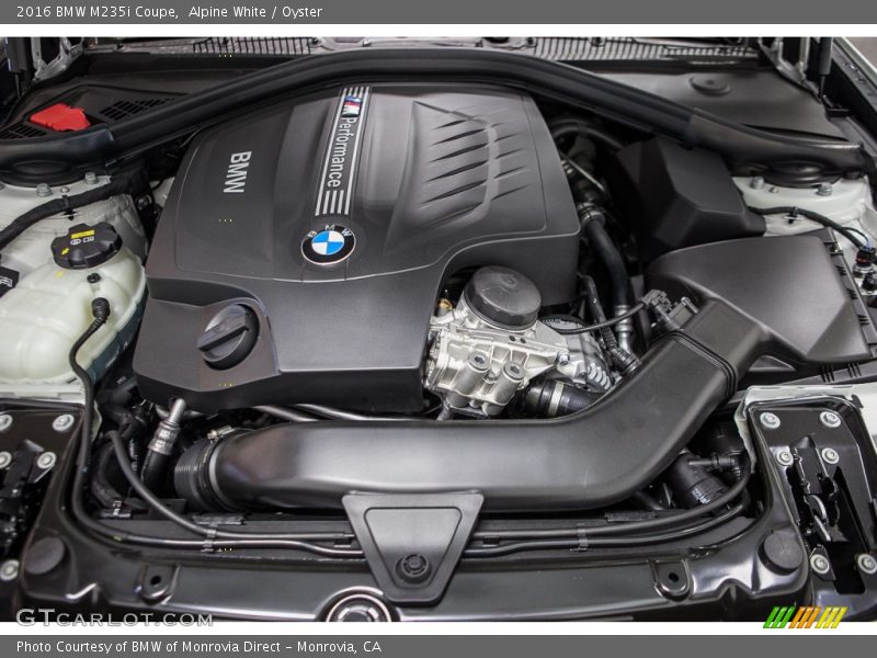  2016 M235i Coupe Engine - 3.0 Liter M DI TwinPower Turbocharged DOHC 24-Valve VVT Inline 6 Cylinder