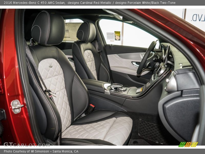  2016 C 450 AMG Sedan designo Porcelain White/Black Two-Tone Interior