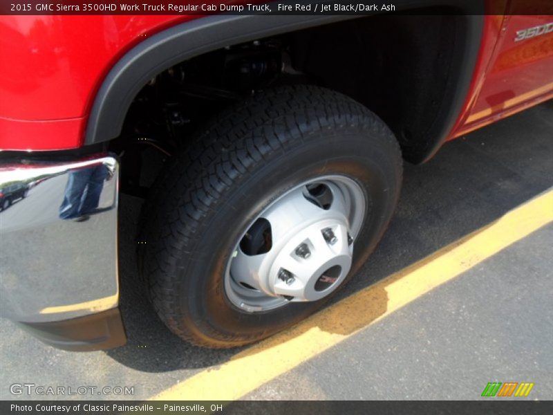 Fire Red / Jet Black/Dark Ash 2015 GMC Sierra 3500HD Work Truck Regular Cab Dump Truck