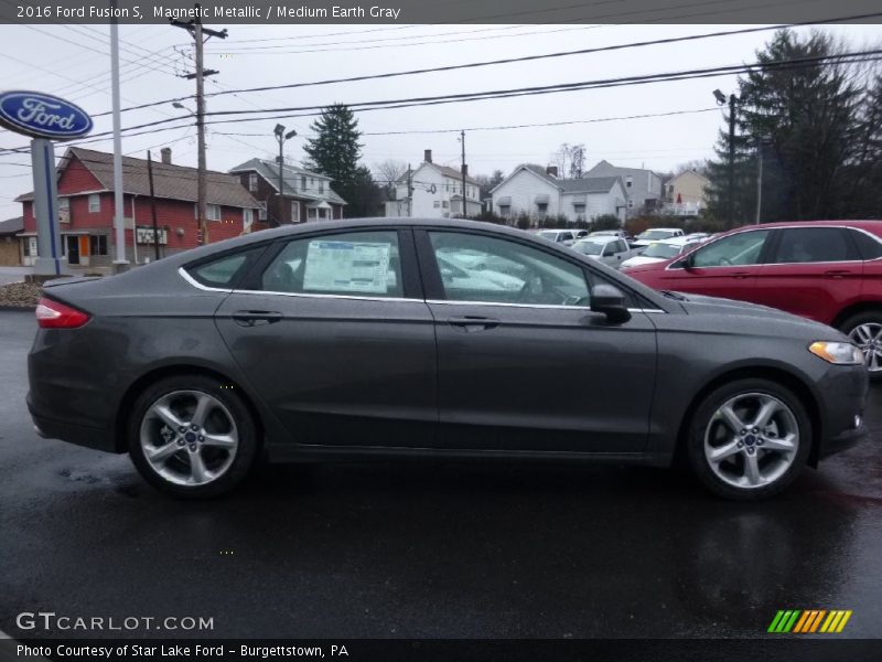 Magnetic Metallic / Medium Earth Gray 2016 Ford Fusion S