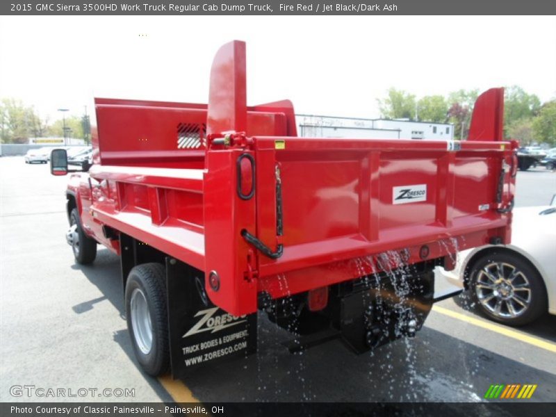 Fire Red / Jet Black/Dark Ash 2015 GMC Sierra 3500HD Work Truck Regular Cab Dump Truck