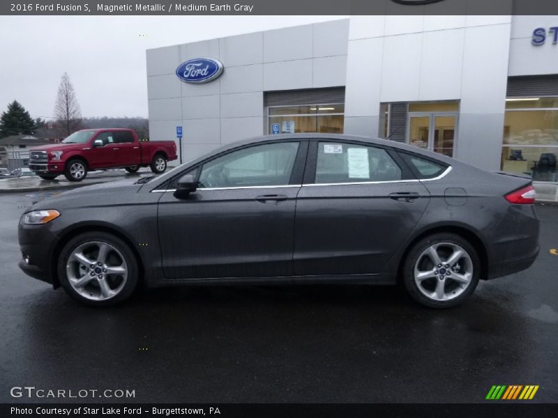Magnetic Metallic / Medium Earth Gray 2016 Ford Fusion S