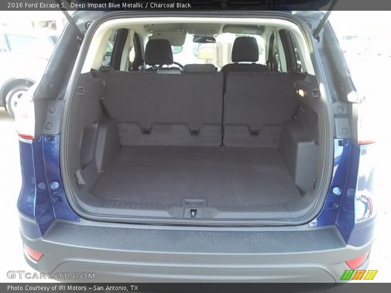 Deep Impact Blue Metallic / Charcoal Black 2016 Ford Escape S