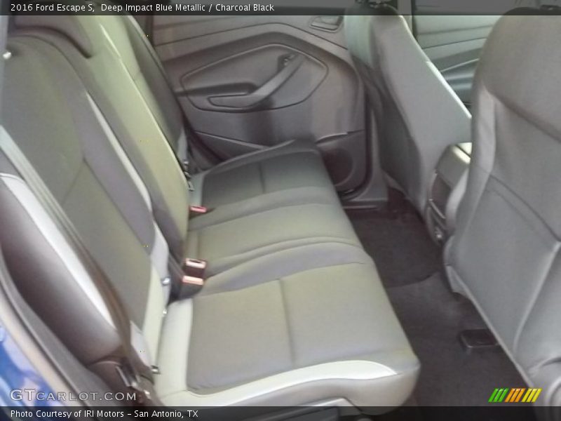 Deep Impact Blue Metallic / Charcoal Black 2016 Ford Escape S