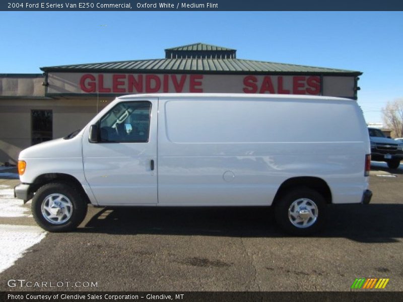 Oxford White / Medium Flint 2004 Ford E Series Van E250 Commercial