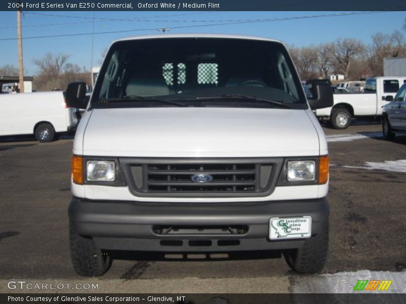 Oxford White / Medium Flint 2004 Ford E Series Van E250 Commercial