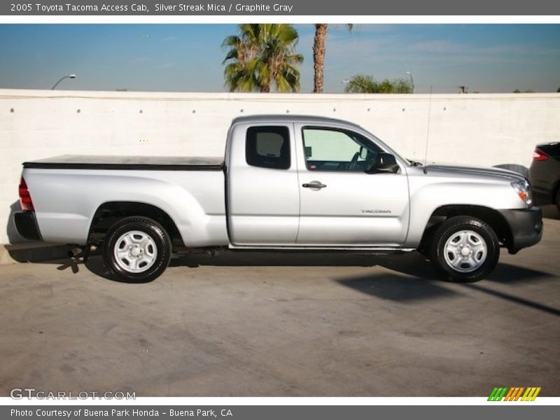 Silver Streak Mica / Graphite Gray 2005 Toyota Tacoma Access Cab