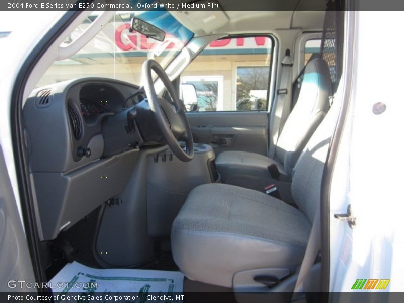 Oxford White / Medium Flint 2004 Ford E Series Van E250 Commercial