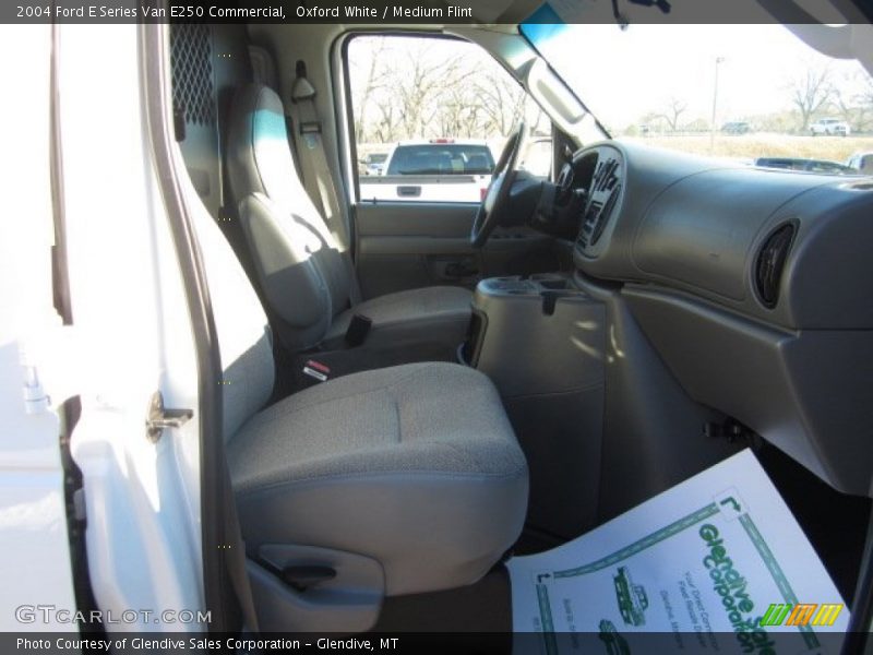 Oxford White / Medium Flint 2004 Ford E Series Van E250 Commercial