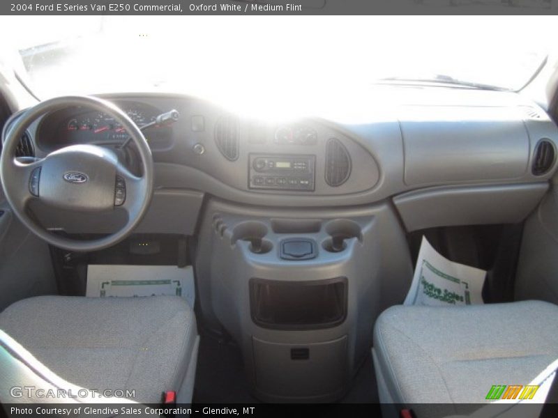 Oxford White / Medium Flint 2004 Ford E Series Van E250 Commercial