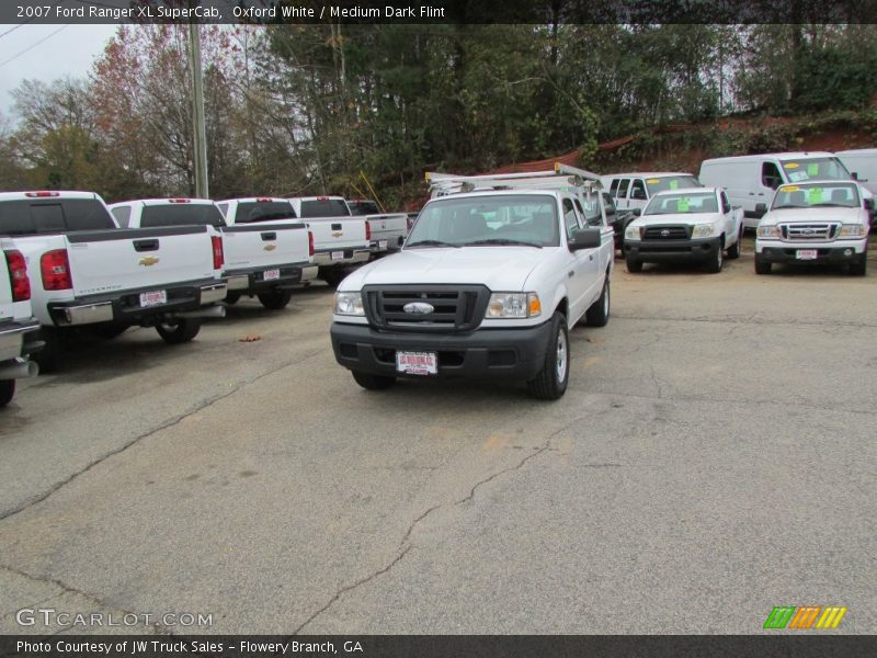 Oxford White / Medium Dark Flint 2007 Ford Ranger XL SuperCab