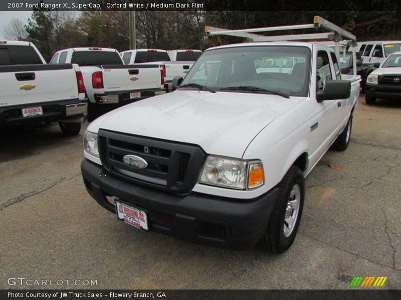 Oxford White / Medium Dark Flint 2007 Ford Ranger XL SuperCab