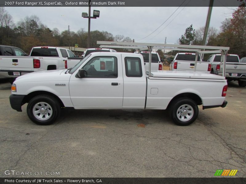 Oxford White / Medium Dark Flint 2007 Ford Ranger XL SuperCab