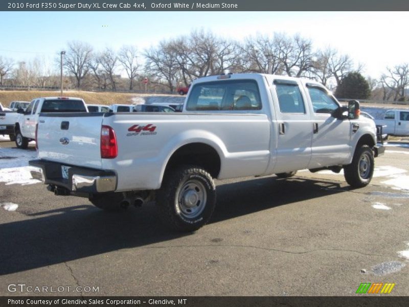 Oxford White / Medium Stone 2010 Ford F350 Super Duty XL Crew Cab 4x4
