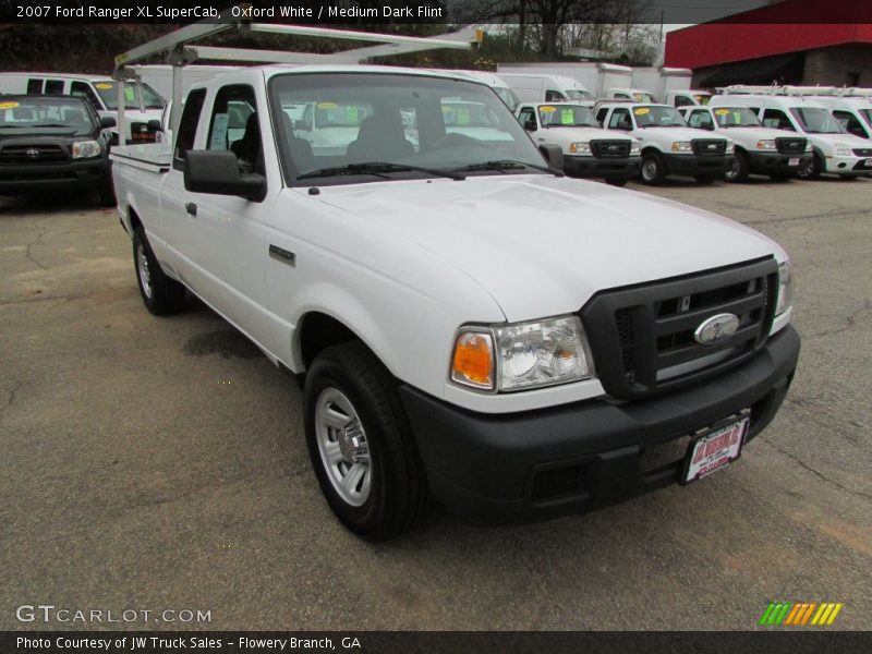 Oxford White / Medium Dark Flint 2007 Ford Ranger XL SuperCab