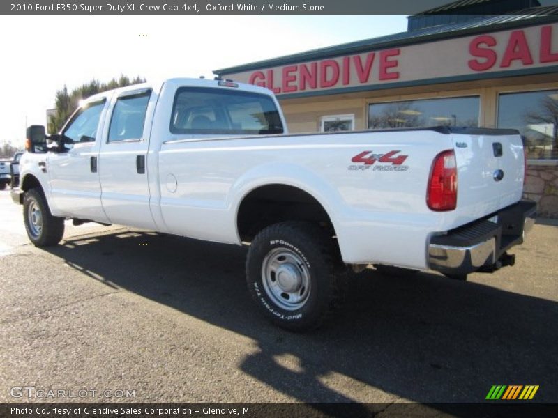 Oxford White / Medium Stone 2010 Ford F350 Super Duty XL Crew Cab 4x4