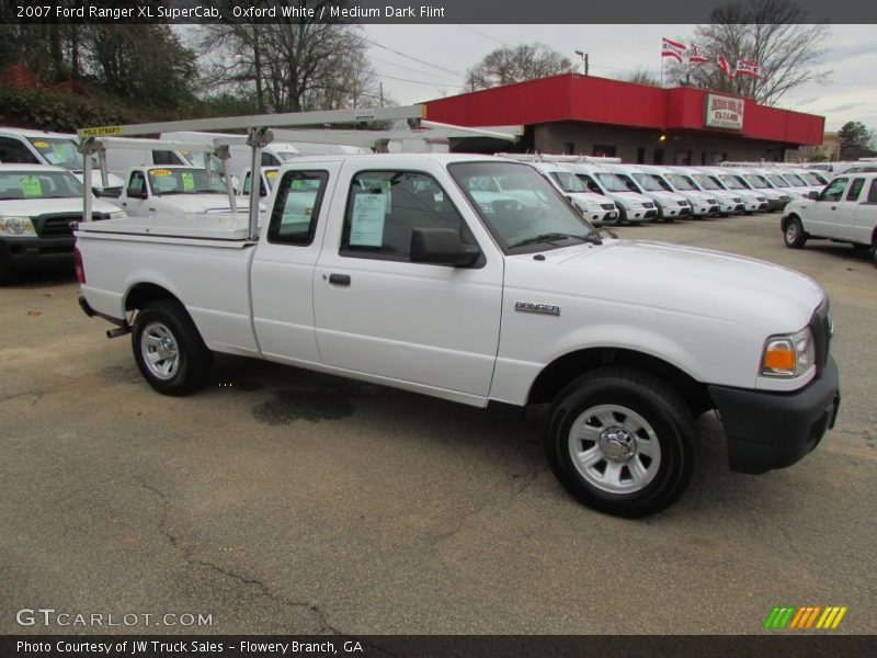 Oxford White / Medium Dark Flint 2007 Ford Ranger XL SuperCab
