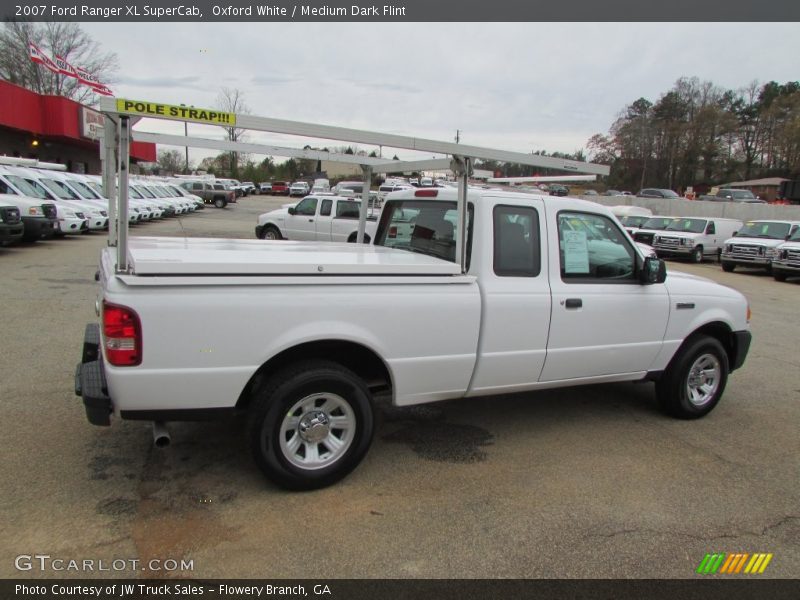 Oxford White / Medium Dark Flint 2007 Ford Ranger XL SuperCab