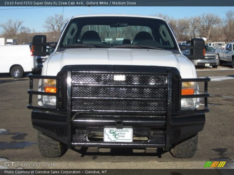 Oxford White / Medium Stone 2010 Ford F350 Super Duty XL Crew Cab 4x4
