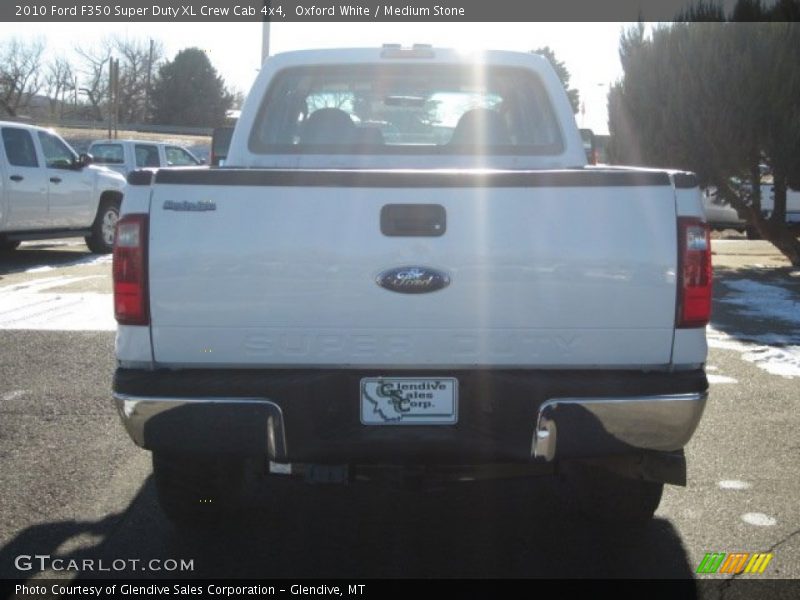 Oxford White / Medium Stone 2010 Ford F350 Super Duty XL Crew Cab 4x4