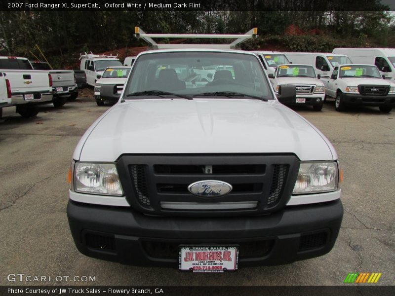 Oxford White / Medium Dark Flint 2007 Ford Ranger XL SuperCab