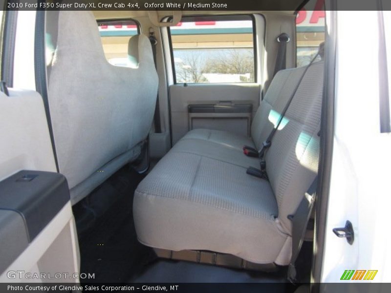 Oxford White / Medium Stone 2010 Ford F350 Super Duty XL Crew Cab 4x4