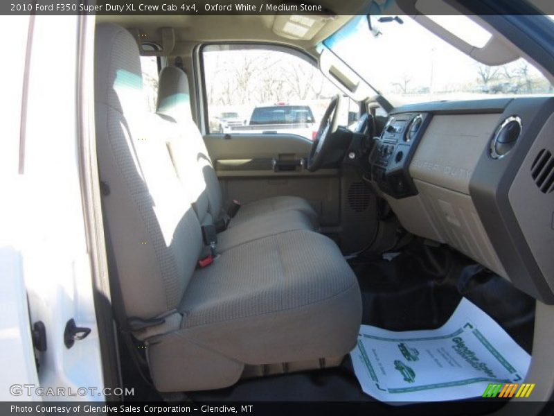 Oxford White / Medium Stone 2010 Ford F350 Super Duty XL Crew Cab 4x4
