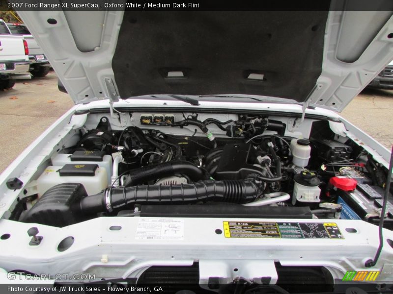 Oxford White / Medium Dark Flint 2007 Ford Ranger XL SuperCab