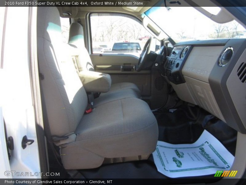 Oxford White / Medium Stone 2010 Ford F350 Super Duty XL Crew Cab 4x4