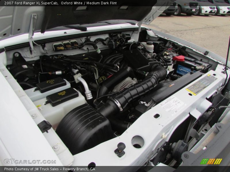 Oxford White / Medium Dark Flint 2007 Ford Ranger XL SuperCab