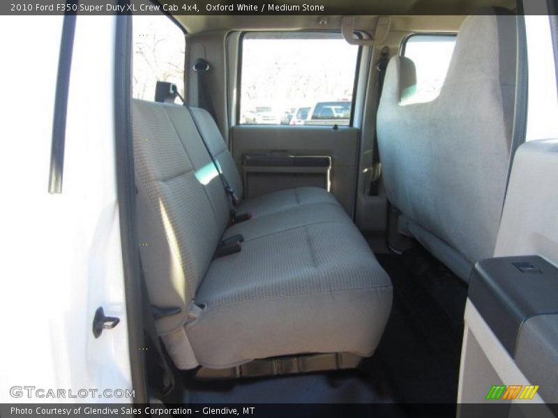 Oxford White / Medium Stone 2010 Ford F350 Super Duty XL Crew Cab 4x4