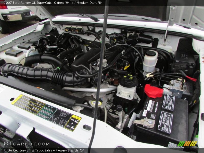 Oxford White / Medium Dark Flint 2007 Ford Ranger XL SuperCab