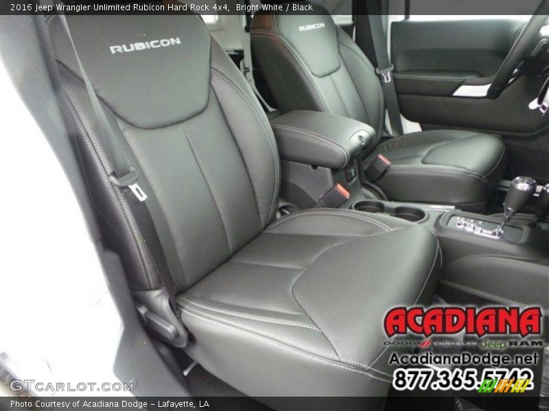 Bright White / Black 2016 Jeep Wrangler Unlimited Rubicon Hard Rock 4x4