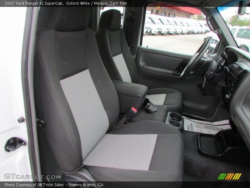 Oxford White / Medium Dark Flint 2007 Ford Ranger XL SuperCab